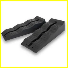 耐荷重5トン 三段階調整 ローダウン車対応 軽量 ジャッキアシスト 整備用スロープ タイヤスロープ カーランプ 2個セット 日本製 カースロープ ツールズアイランド(Toolsisland)