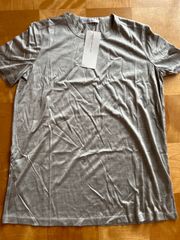 MaxMaraレディースシルクTシャツシルバー Mサイズ