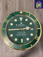 ロレックス ROLEX 掛け時計 サブマリーナグリーン-WTO輸入1-KTW80
