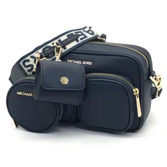【倉吉店】 中古 Michael Kors | マイケルコース ショルダーバッグ JET SET ITEM クロスボディウィズ テックアタッチ ショルダーバッグ 35S2GTTC6L410 ダークネイビー 【121】