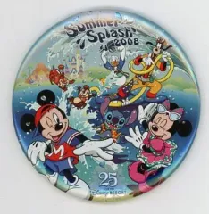 【中古】バッジ・ピンズ(キャラクター) 集合(サマースプラッシュ) 缶バッジ 「東京ディズニーリゾート25thアニバーサリー」 東京ディズニーリゾート限定