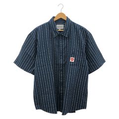 【中古】Carhartt WIP S/S DREWE SHIRT サイズXL ブルー カーハート[19]のサムネイル