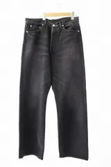 グラフペーパー Graphpaper 25SS Selvage Denim Five Pocket wide Straight Pants セルビッジ デニム ファイブ ポケット ワイド ストレート パンツ デニム 3 ■ 250406