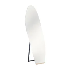 「13%割」 【ウェーブ形LEDなし】【45×155cm】全身鏡 ミラー 玄関 全身 姿見 おしゃれ ウェーブミラー スタンド 壁掛け 立て掛け DIY 自撮り鏡 姿見 ミラー 鏡 壁掛け鏡 全身鏡 飛散防止加工 全身ミラー スリムミラー インテリア 韓 のサムネイル