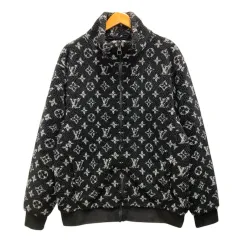 新品タグ付　LOUIS VUITTON　ブルゾン　モノグラム　ロゴワッペン　黒 2025年最新】LOUIS VUITTON メンズ ジャンパー・ブルゾンの人気