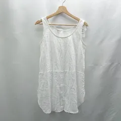 ◇ ⊂Φ◎●未使用● LEPSIM レプシィム 2way タンクトップ チュニック サイズM ホワイト レディース E  【1502030003727】