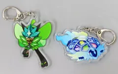 【中古】キーホルダー オリジナルアクリルキーホルダー2種セット 「Switchソフト ポケットモンスター スカーレット・バイオレット+ゼロの秘宝」 セブンネットショッピング購入特典