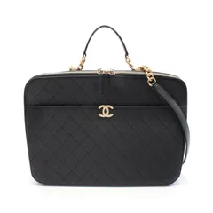 シャネル CHANEL ビジネスバッグ マトラッセ ブラック キャビアスキン(グレインドカーフ) マトラッセ ビジネスバッグ レディース Used Aのサムネイル