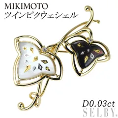 【MIKIMOTO】K18 ピクウェ マザーオブパール・.。*・ MIKIMOTO ミキモト ピクウェ ネックレス 18金 K18イエロー