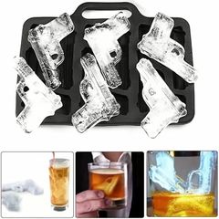 1点のみ！　新品　ライフル　氷　製氷器　銃　シリコン　お酒　アイストレー　製菓　調理器具　かっこいい　お酒　ブランデー　家飲み　パーティ用品　　D723