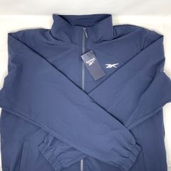【新品未使用】Reebok ジャージ　上下セット　ネイビー　Lサイズ
