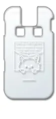 【新品未使用】キッズケータイ SH-03M docomo クリア ハードケース チワワ (フキダシ) 動物 ロゴ おしゃれ オシャレ かわいい 可愛い cl-sh03m-287