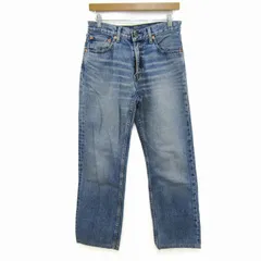 リーバイス デニムパンツ ストレート ジーンズ ボトムス メンズ 30サイズ ライトブルー Levi's 【中古】