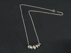 ■美品■ 4℃ ヨンドシー SV925 ラインストーン ネックレス ペンダント アクセサリー レディース シルバー系 DK3966のサムネイル