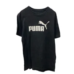 PUMA 半袖 ロゴTシャツ M ブラック プーマ 古着卸 アメリカ仕入 a704-5343