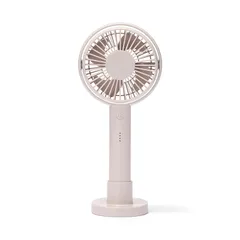 【新品】 無印良品 角度が変えられる充電式ハンディファン ・ピンク／ＭＪ－ＭＨ４－ＰＫ 0のサムネイル