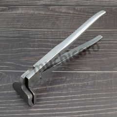 口金押えペンチ 先曲がり L型 やっとこ レザークラフト用 ペンチ 仕立て工具 ヤットコ DIY 道具 革細工 革工芸 革手芸 皮革製品用 ツール