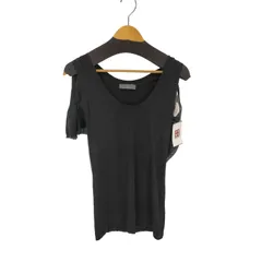 アレキサンダーマックイーン Alexander McQueen MADE IN ITALY バックレースデザインウールレーヨンカットソー レディース import：XS のサムネイル