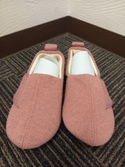 【在庫処分】介護用シューズ　あゆみ　【室内用】　L（23.5～24.5cm）　3E　スリットベルト　＃紫