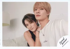 【中古】生写真(STARTO) HiHi Jets・美 少年/橋本涼・浮所飛貴/横型・上半身/New York Photo Diary “Eternal Summer”オリジナルフォト/公式生写真