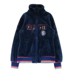 サイズ：L FILA GOLF フィラゴルフ  長袖 ボアジャケット 裏フリース  ネイビー系 [240101461867] ゴルフウェア レディース ストスト