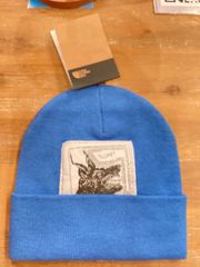 新品 未使用 タグ付き SUPREME THE NORTH FACE ニット帽 青 ブルー BLUE