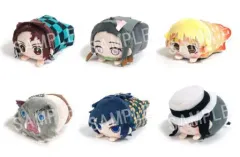 【中古】ぬいぐるみマスコット・ぬいぐるみバッジ 全6種セット 「鬼滅の刃 もちころりん ぬいぐるみマスコット」