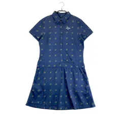 サイズ：L CALLAWAY キャロウェイ  半袖ワンピース 花柄 ネイビー系 [240101410148] ゴルフウェア レディース ストスト