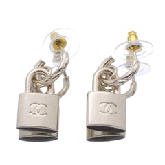 シャネル CHANEL カデナ パドロック ピアス ライトゴールド 合金 B21P レディース【中古】