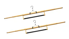 着物ハンガー　和装ハンガー 帯掛け付　2本組セット　日本製 新品