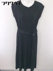 ◇ ◎ URBAN RESEARCH Sonny Label ボートネック ノースリーブ ロング ワンピース サイズ F ブラック レディース  【中古】 【1111150008200】