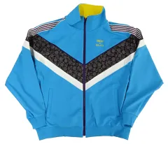 【中古】アウターウェア ぴえヨントラックジャケット スカイブルー フリーサイズ 「【推しの子】×ANNA SUI」