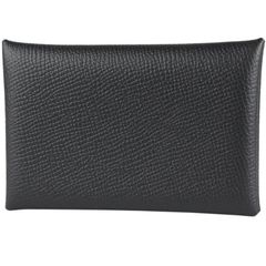 HERMES/エルメス　カルヴィ（カードケース/名刺入れ）　エプソン　ブラック　B刻印（2023年製）【未使用品】