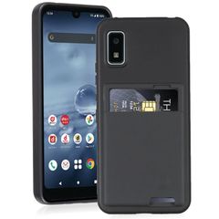 黒 ケース ケース shg06 携帯便利 ストラップホール付き マット質感 超耐磨 全面保護 TPUスマホケース ウィッシュshg06 軽量（ブラック）アクオス 薄型 耐衝撃 背面カード収納 対応 SH-51C wish2 / docomo /SH-M20 A