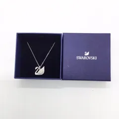 SWAROVSKI スワロフスキー 未使用 ネックレス ペンダント レディース アイコニック スワン シルバー/パール