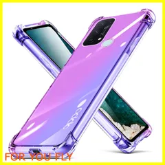 【特価商品】OPPO reno 5a ケース 耐衝撃 クリア tpu 透明 スリム 薄型 reno 5a カバーシリコン 指紋防止 米軍MIL規格取得 衝撃吸収 滑り止め カメラ保護 携帯カバー ワイヤレス 充電対応 おしゃれ 黄変防止 防塵 携帯カバー 紫+