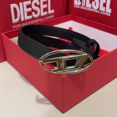 DIESELダイヤモンドレザーベルト ブラック 90 箱付き DIESELダイヤモンドレザーベルト ブラック 90 箱付き 楽天市場