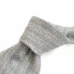 アレキサンダーマックイーン ALEXANDER MCQUEEN 花柄 ネクタイ レギュラー 刺繡 シルク グレーのサムネイル