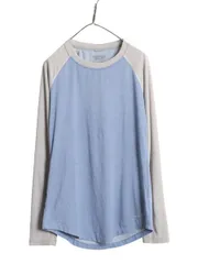 【お得なクーポン配布中!】 パタゴニア キャプリーン 長袖 Tシャツ レディース S / 古着 18年製 ロンT ストレッチ アンダーシャツ ロングスリーブ カットソー ツートン