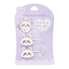 日本製　ちいかわ マスコットスリーピン2P（モモンガ） パッチントメ　ヘアピン 髪留め かわいい