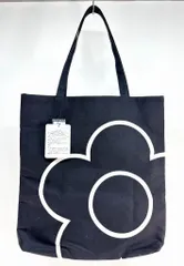 s25t-0176y【中古】】【未使用】MARY QUANT　マリークワント　トートバッグ　キャンバストート　ビッグロゴ　バッグ　レディース