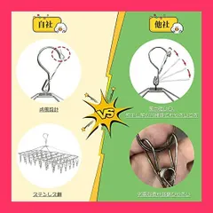 【スタッフおすすめ！】ピンチハンガー HOSUR 洗濯 物干し ハンガー 52ピンチ 多機能収納 プレゼントステンレス 折りたたみ式（10個予備ピンチ付）シルバーホワイト