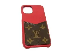 LOUIS VUITTON ルイヴィトン M69095 モノグラム バンパー iPhone11Pro対応 アイフォン スマホケース レッド系 FK0431