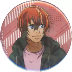 【中古】バッジ・ビンズ 新開隼人 「弱虫ペダル GLORY LINE 描き下ろし お出かけver. トレーディングホログラム缶バッジ」