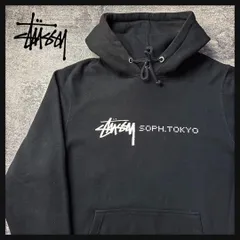 【人気デザイン】ステューシー　パーカー　センタープリント　人気デザイン　即完売