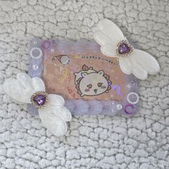 ［B8］ホイップデコ 硬質デコケース 推しを守ります( ᐡ.  ̫ .ᐡ )♥゛