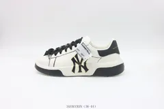【今日特価】MLB エムエルビー ニューヨークヤンキーズ オールドスクールシューズ ホワイトブラック 3ASXCCB3N-MM輸入