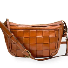 【超美品！】DAKOTA 編み込み レザーハンドバッグ 本革 ブラウン ダコタ 超美品！】DAKOTA 編み込み レザーハンドバッグ 本革 ブラウン