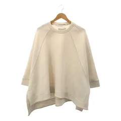 COGTHEBIGSMOKE / コグザビッグスモーク | 2021SS | MEGA CREW NECK TOP メガ クルーネック スウェット | F | アイボリー | レディース COGTHEBIGSMOKE（コグザビッグスモーク）の「【COGTHEBIGSMOKE