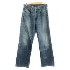【中古】Levis 504 デニムパンツ サイズW32L34 青 裏ボタン刻印359[91]